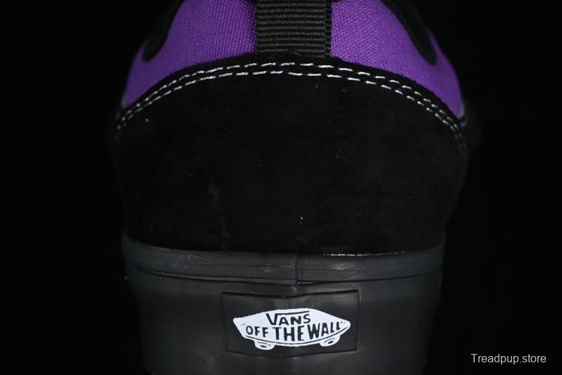 Vans Classics Knu Skool Black Purple Slip-On Shoes - VN0009QCSWE