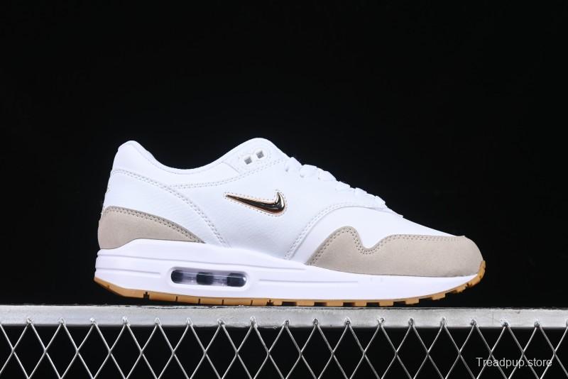 Nike Air Max 1 Retro Running Shoes with Half-Sole Air Cushion - AA0512-100