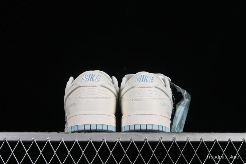 Nike SB Dunk Low LV Collaboration Anniversary Edition Premium Custom Low-Top Casual Sneakers - BB8766-209