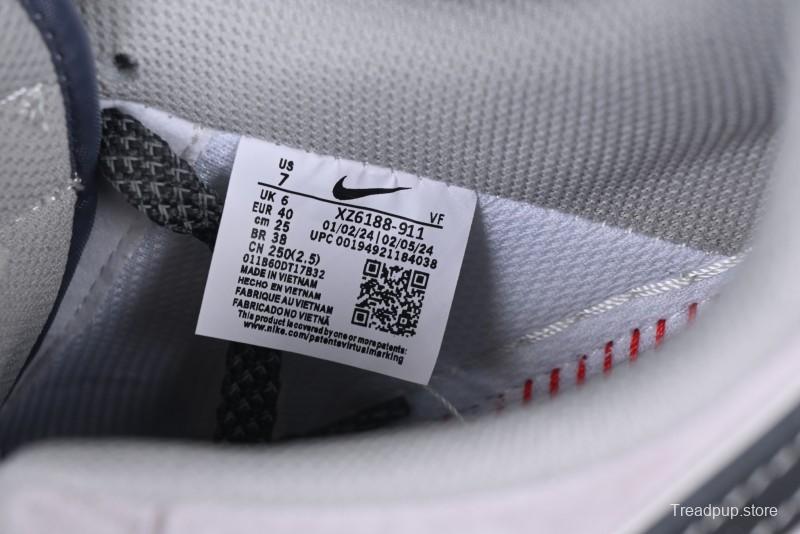 Nike Air Force 1 '07 Low Stussy Collaboration Grey Swoosh Casual Sneakers - XZ6188-911