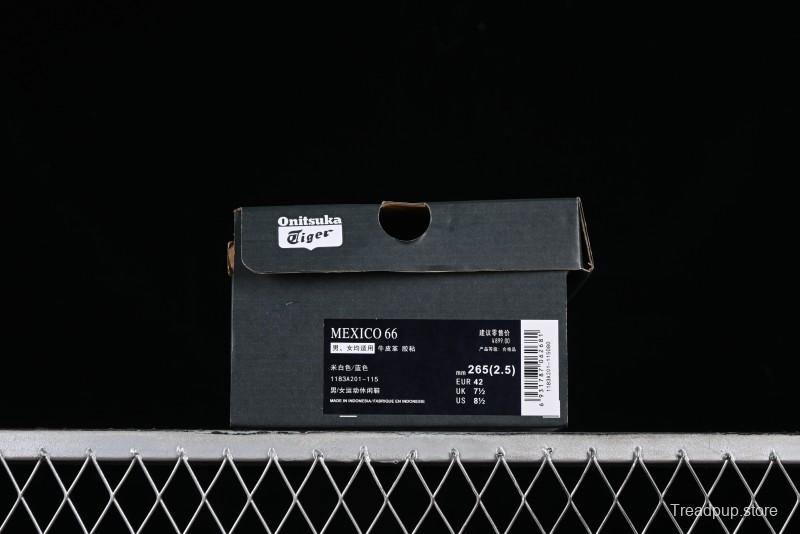 Onitsuka Tiger Mexico 66 Low-Top Leather Casual Running Shoes - 1183A201-115