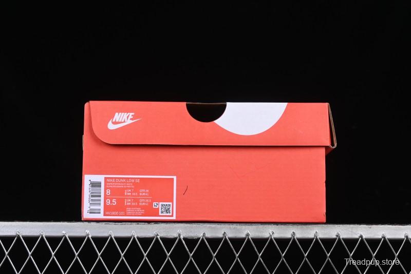 Nike Dunk Low 85 Double Swoosh White Grey SB Low Top Casual Skate Shoes - HV1800-101