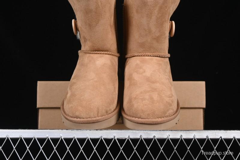 UGG Official Classic Button Sheepskin Snow Boots - 1016226 Chestnut