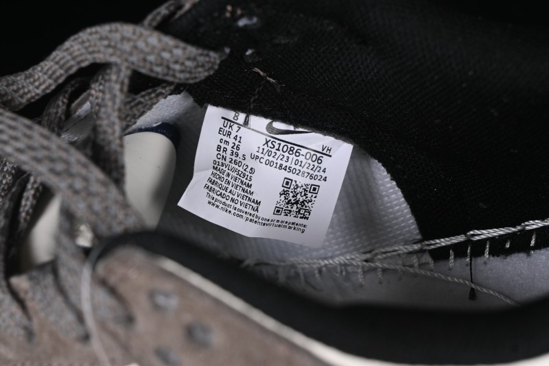 Nike SB Dunk Low The North Face Collaboration - Mysterious Grey Anniversary Edition Customized Low-Top Casual Skate Shoes - XS1086-006