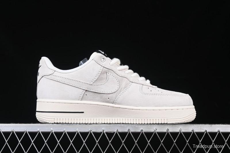 Nike Air Force 1 '07 Low Supreme Champion Collaboration Off-White Mini Swoosh Casual Sneakers - SJ6698-020