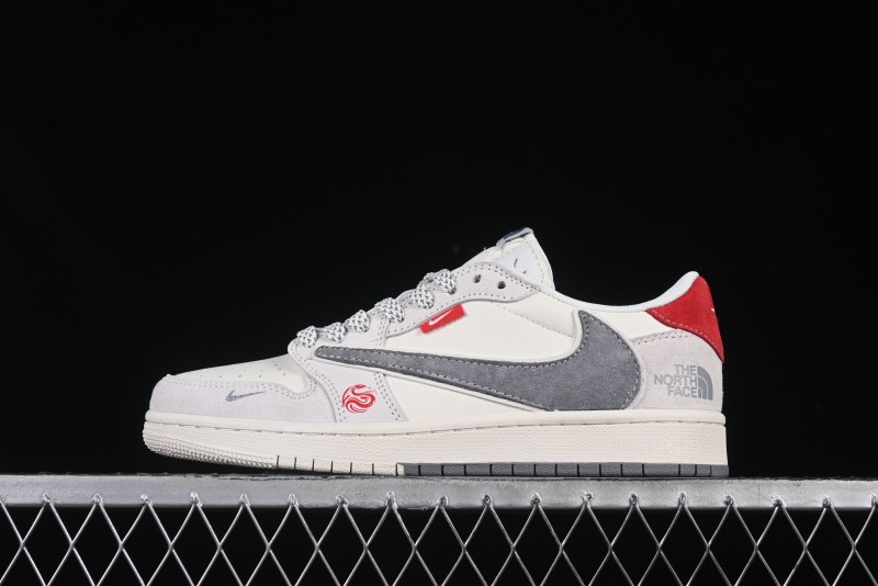 Nike Travis Scott x Fragment Design x Air Jordan 1 Low OG SP AJ1 Low Top Casual Sneakers - SJ2068-145