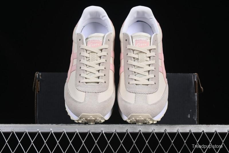 Asics Vintage-Style Sneakers - Soft Pink & Neutral Beige