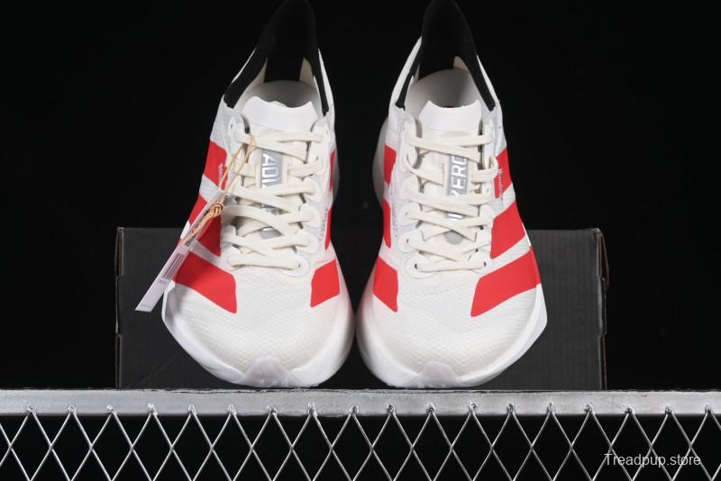 Adidas Lightstrike Pro Running Shoes - White/Red with Inspirational Design