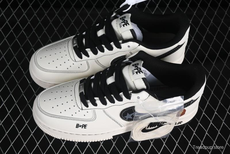 Nike Air Force 1 '07 Low Bape Collaboration Dual Camo Print Casual Sneakers - XS1958-523