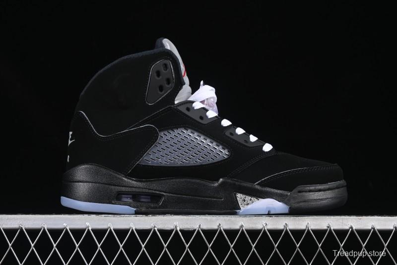 Nike Air Jordan 5 Retro Black "Metallic Reimagined" Basketball Shoes - HF3975-001