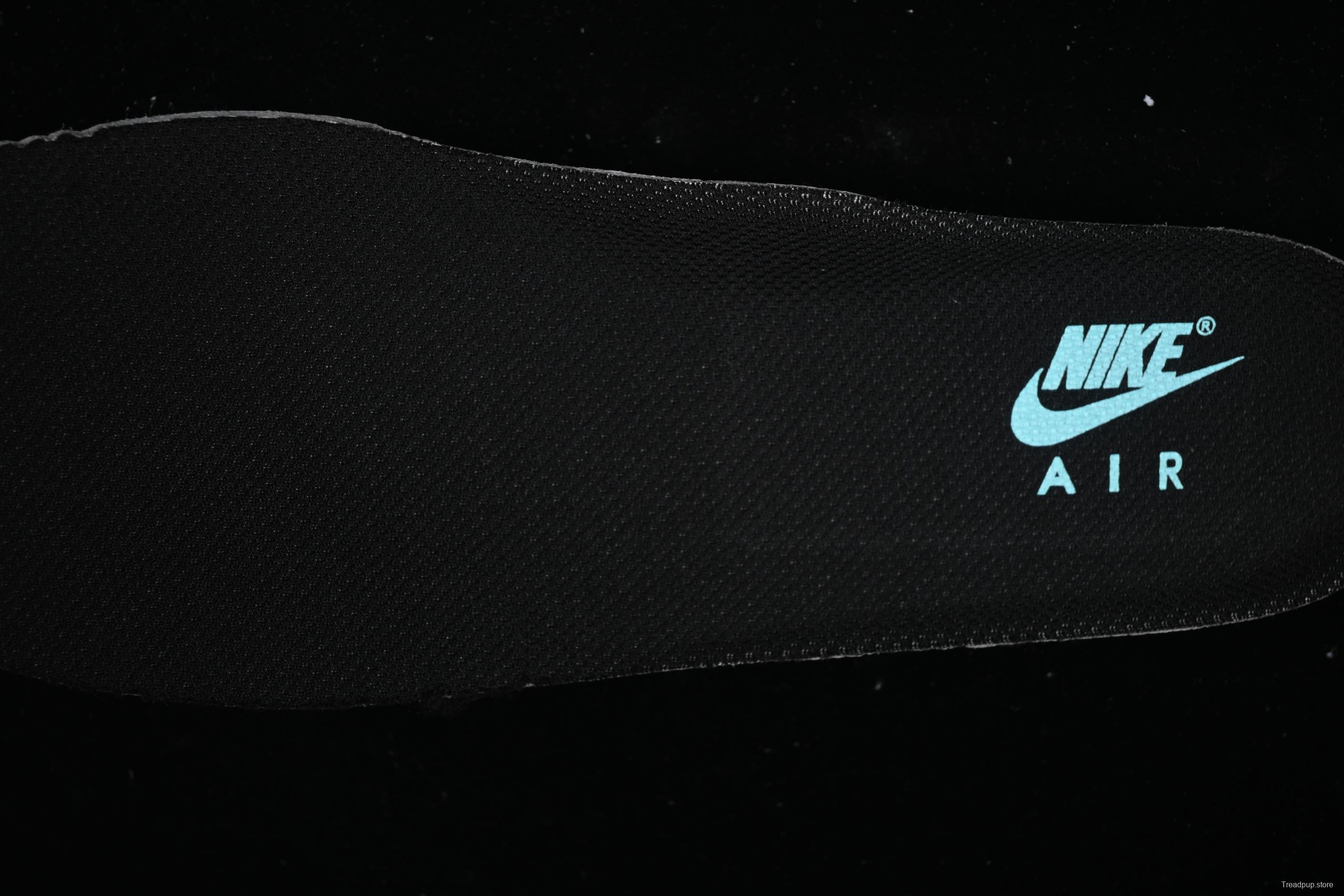 Nike Air Force 1 Low "Tiffany Blue" – Black & Aqua Classic