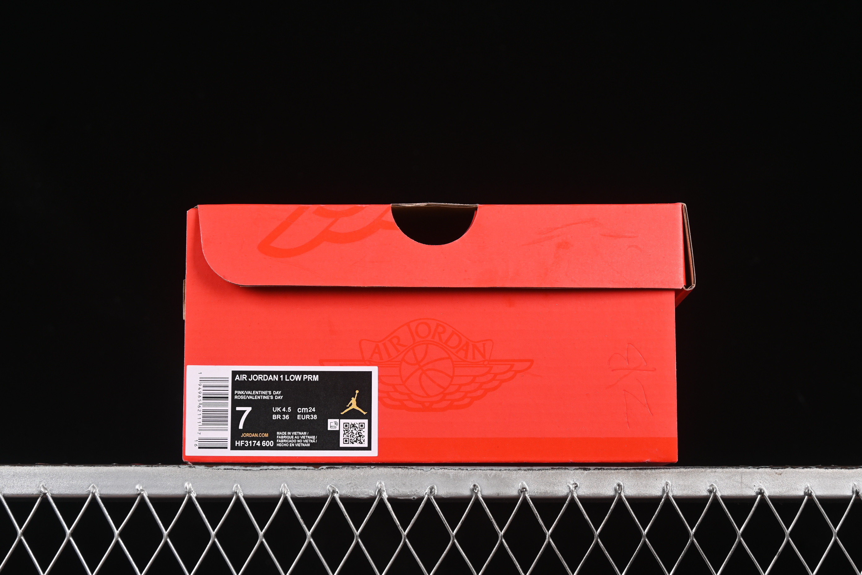 Nike Air Jordan 1 Low AJ1 Valentine's Day Jelly Pink Low Top Lifestyle Basketball Shoes - HF3174-600
