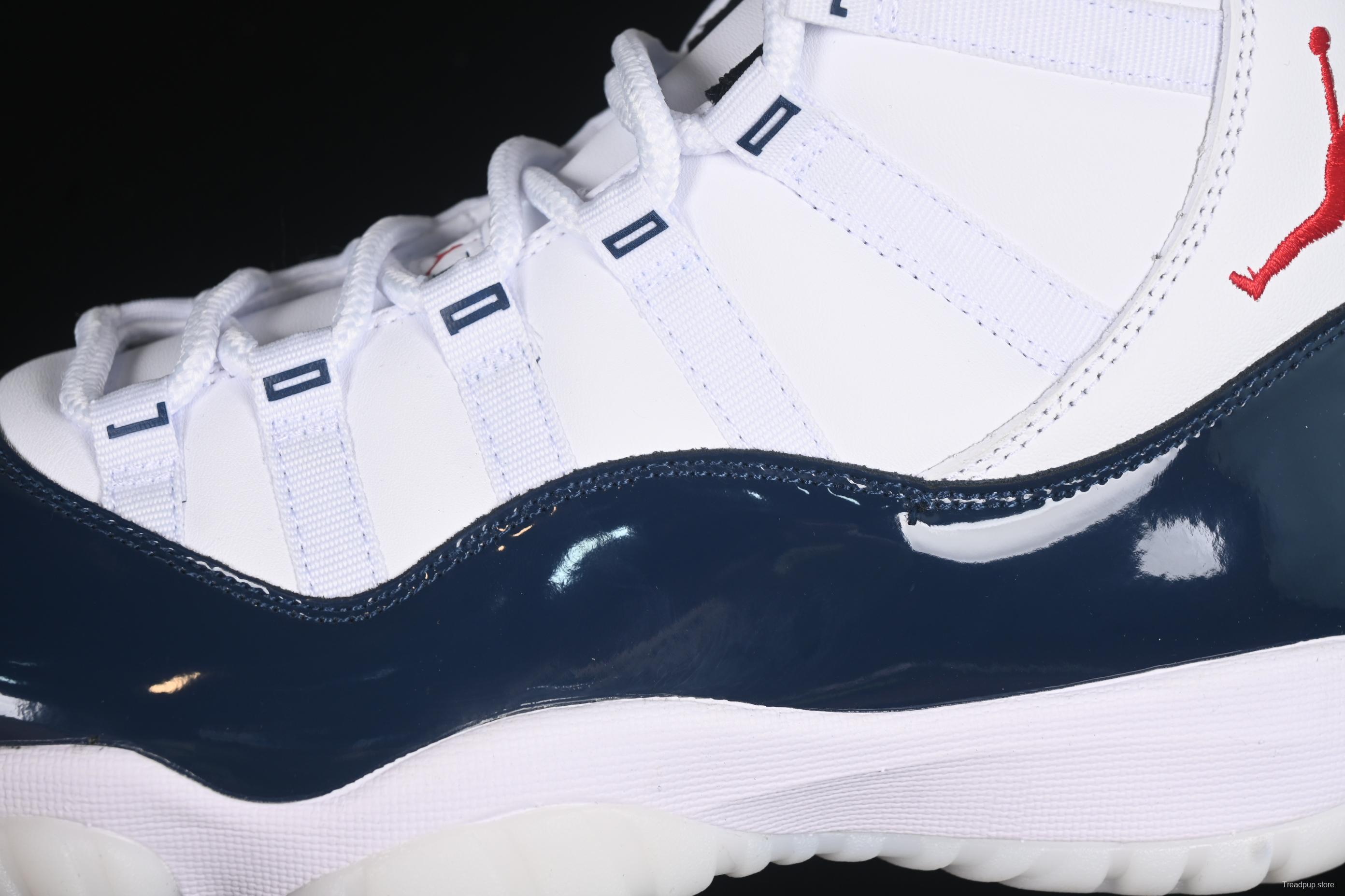 Nike Air Jordan 11 Retro Rare Air High Top Basketball Shoes Royal Blue - IH0296-400