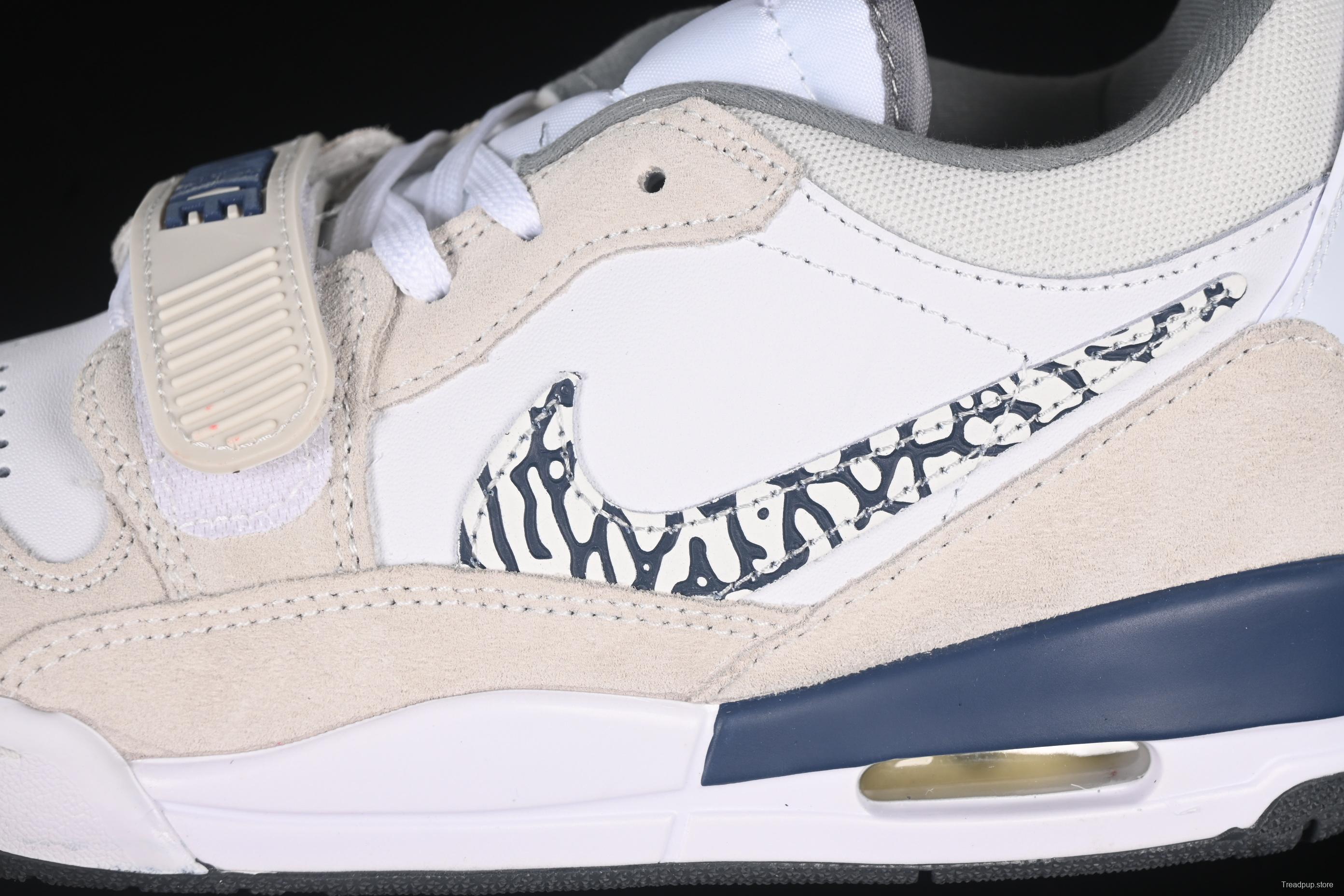 Nike Air Jordan Legacy 312 Low Sneakers with Velcro Strap and Triple Design - CD7069-124