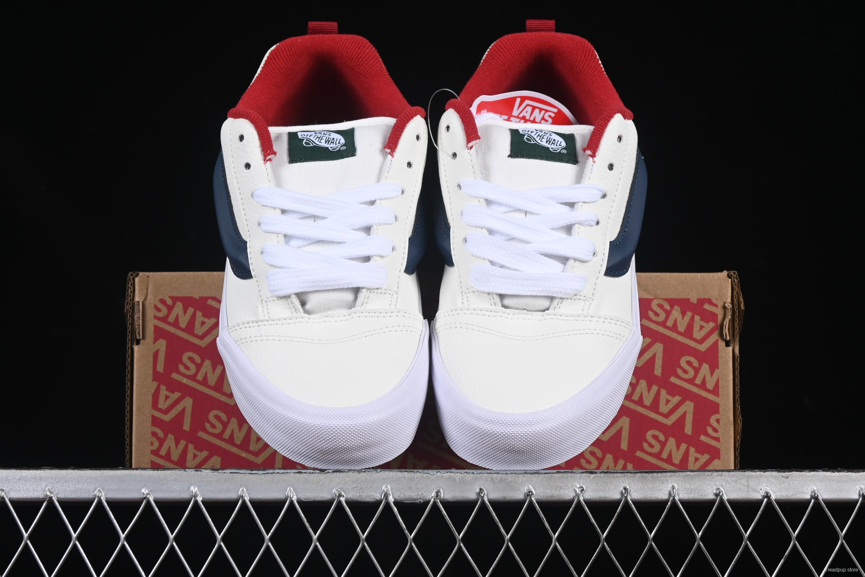 Vans Knu Skool Low Top Retro Chunky Sneakers with Oversized Logo - VN0009QC377