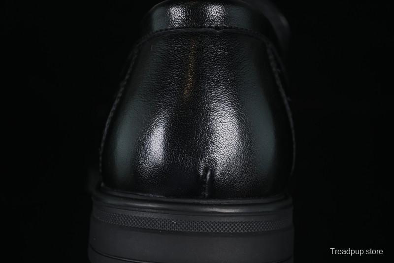 ECCO London Collection Slip-On Business Men's Leather Shoes with Wide Toe Box and Cushioned Sole - 61160801001