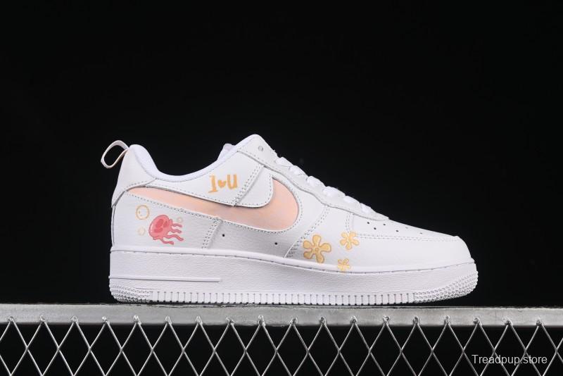 Nike Air Force 1'07 Low SpongeBob SquarePants Casual Sneakers - FB8971-070