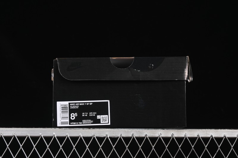 Nike Air Max 1 Retro Running Shoes with Half-Sole Air Cushion - HF8813-700