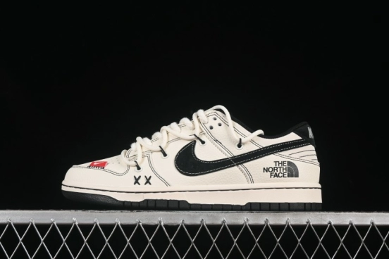 Nike SB Dunk Low The North Face Collaboration Anniversary Edition Customized Casual Skate Shoes - YX5066-286
