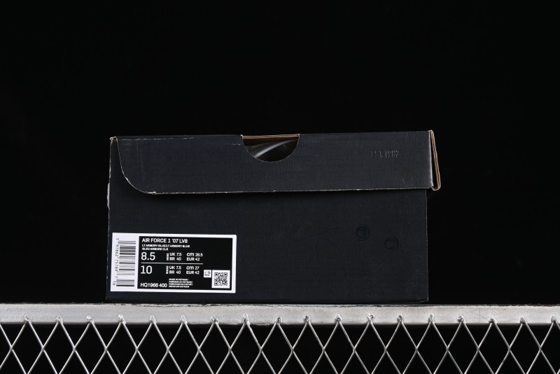 Nike Air Force 1'07 Low Casual Sneakers with Full-Length Air Cushion - HQ1966-400