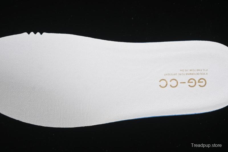 GG-CC Starry Sky Particle Silver White Lace-up Hollow Out Chunky Sneakers with 5cm Height Boost - G25U9778