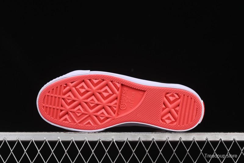 Converse One Star Low Top Casual Sneakers with Hello Kitty Collaboration - Pink Star and Embroidered Bow Design - 163904C