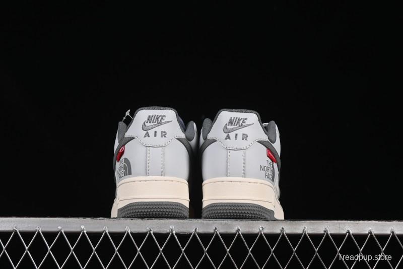 Nike Air Force 1'07 Low The North Face Collaboration Grey Multi-Tone Casual Sneakers - JJ2508-715