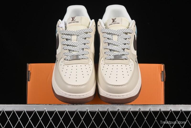 Nike Air Force 1 '07 Low LV Collaboration Summer Blue Casual Sneakers - JJ2508-702
