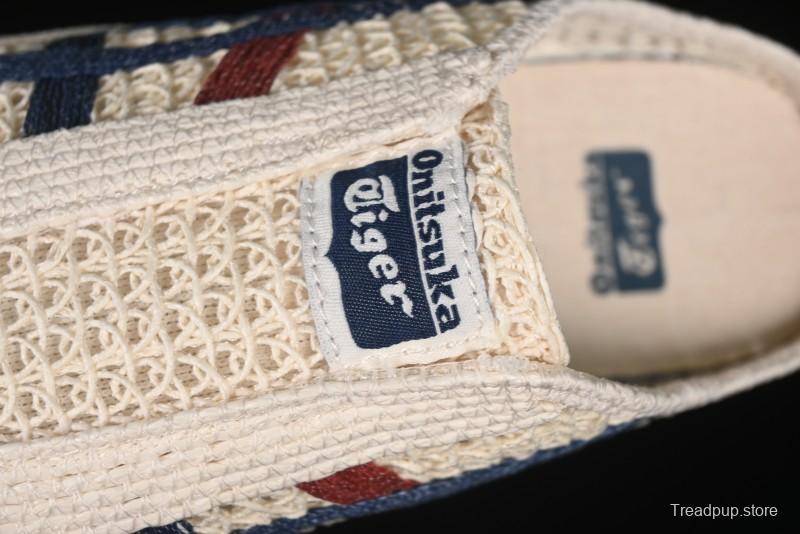 Onitsuka Tiger Mexico 66 Sabot Slip-On Sneakers with Breathable Mesh Upper - 1183C123-100