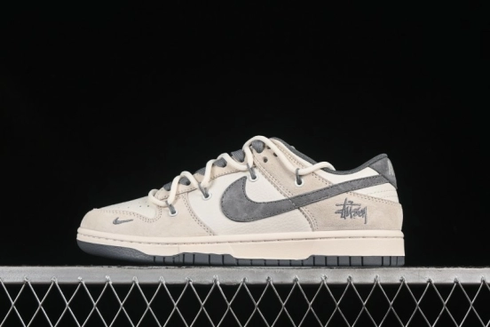 Nike SB Dunk Low Stussy Anniversary Edition Customized Low-Top Skate Shoes - DM6868-093
