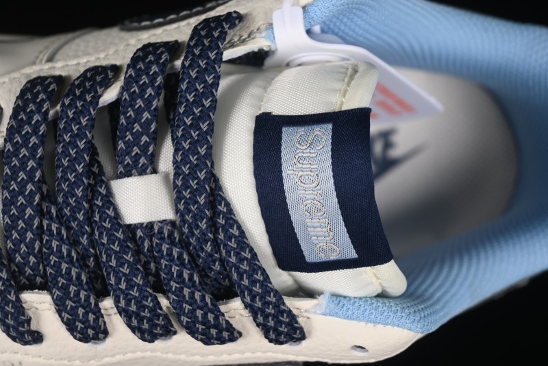 Nike Air Force 1 '07 Low Supreme Collaboration Dual-Tone Blue Label Casual Sneakers - XS1958-565