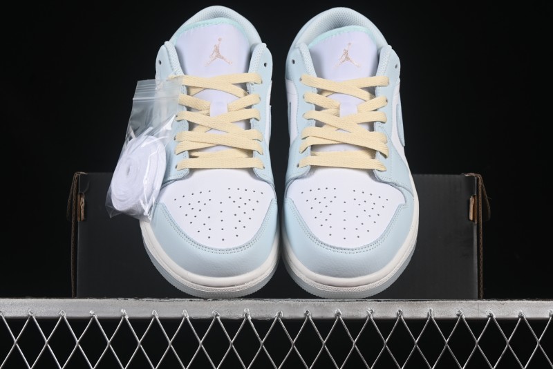 Nike Air Jordan 1 Low AJ1 Mint Blue Low-Top Casual Lifestyle Sneakers - HJ5999-400
