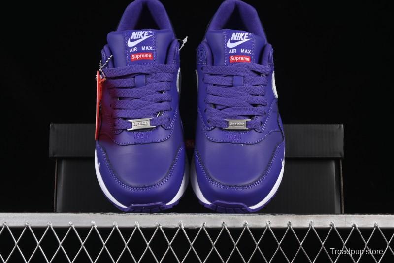 Nike Air Max 1 Retro Running Shoes with Half-Sole Air Cushion - HF8813-500