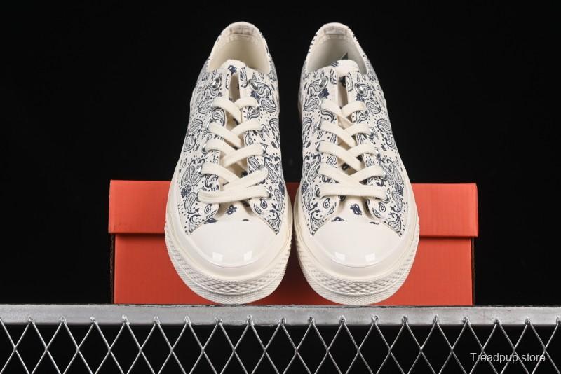 Converse Chuck 1970s Low Top Casual Sneakers with Paisley Pattern - A15752C