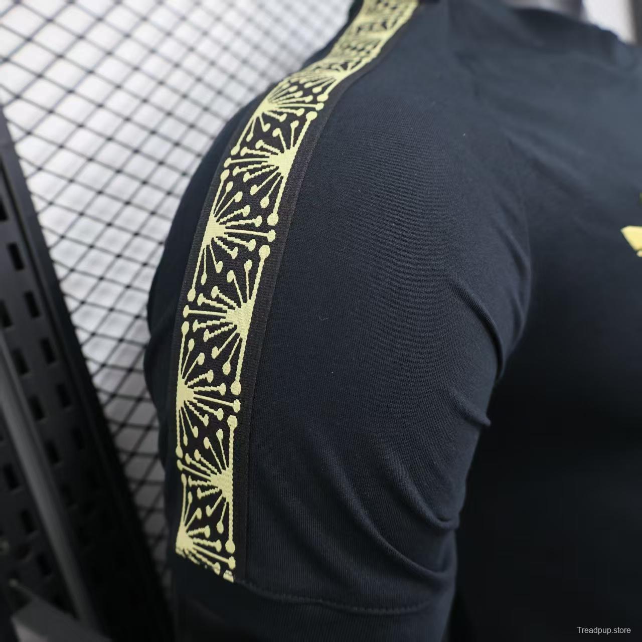 2025 Mexico Cotton Black Casual T-Shirt