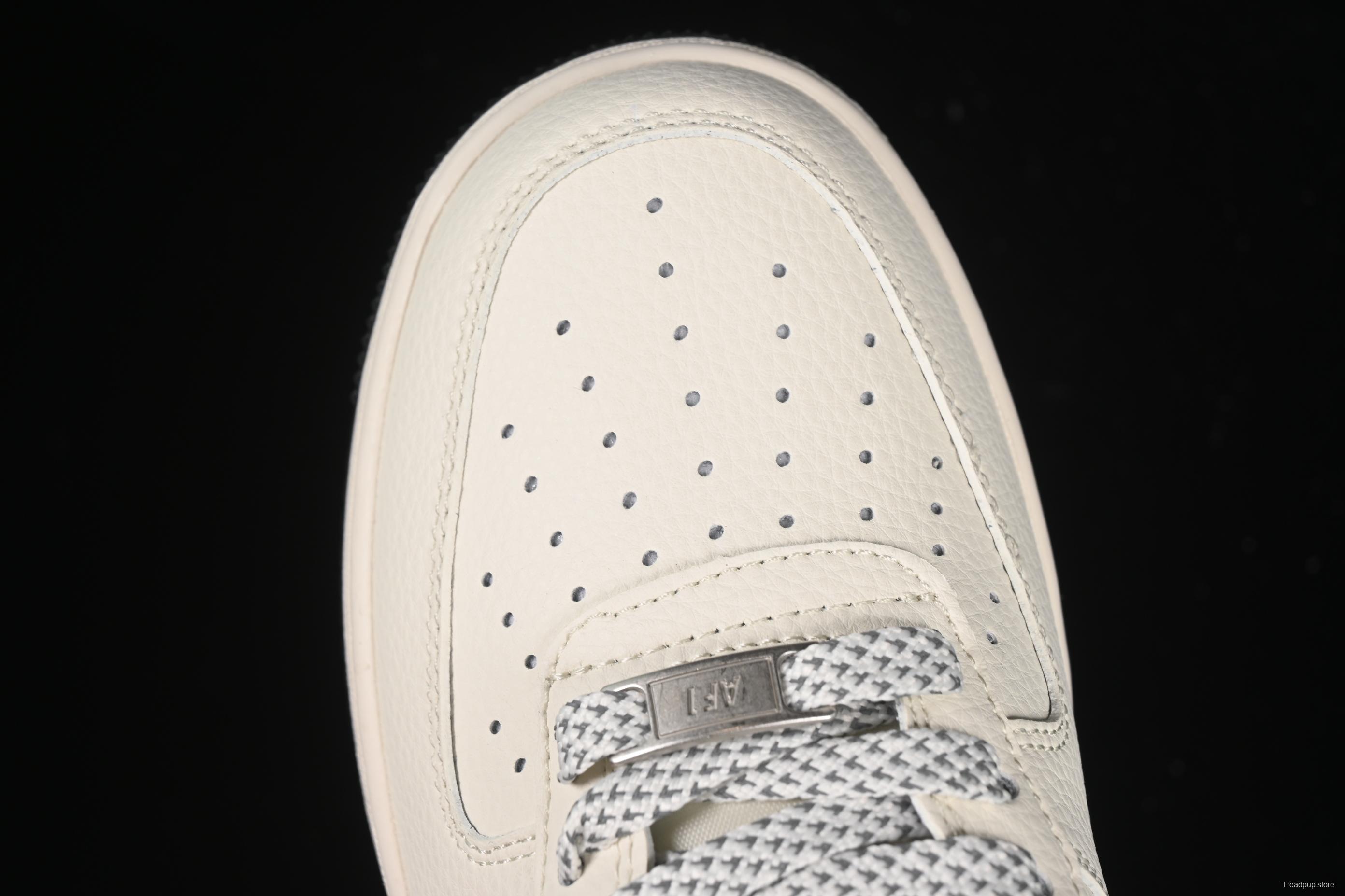 Nike Air Force 1'07 Low LV Collaboration Off-White Black Sole Casual Sneakers - XX3168-139