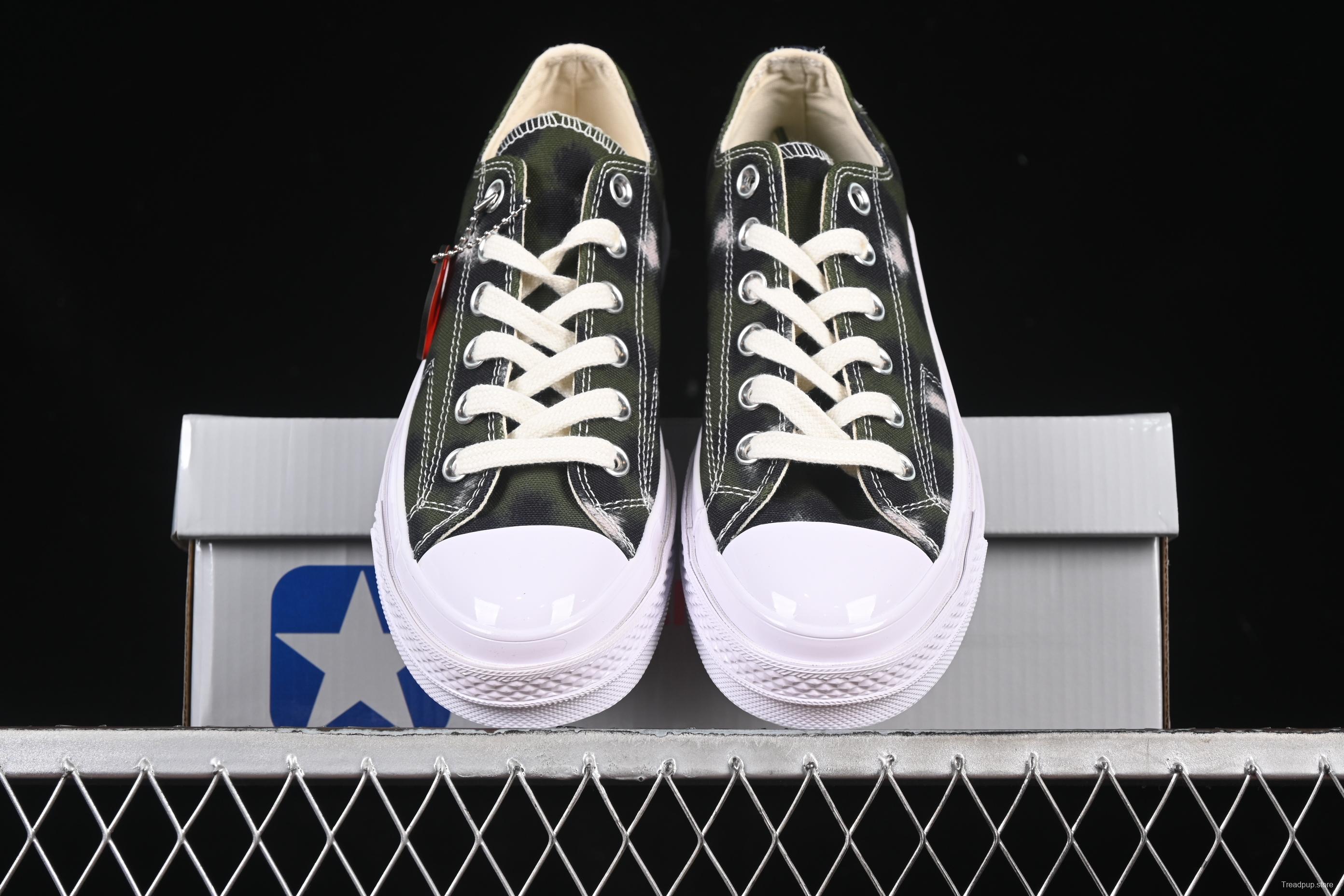 Kenzo Chuck Taylor Ox Hana Leopard Cypress Low Top Casual Sneakers - A16291C