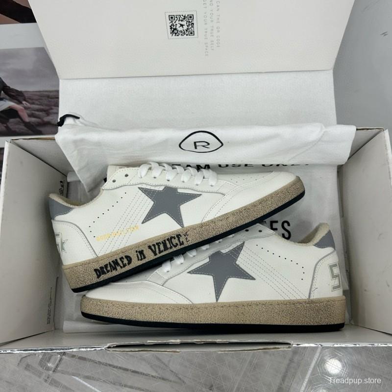2024 Unisex GGDB White Grey Leather Sneakers MJ00260