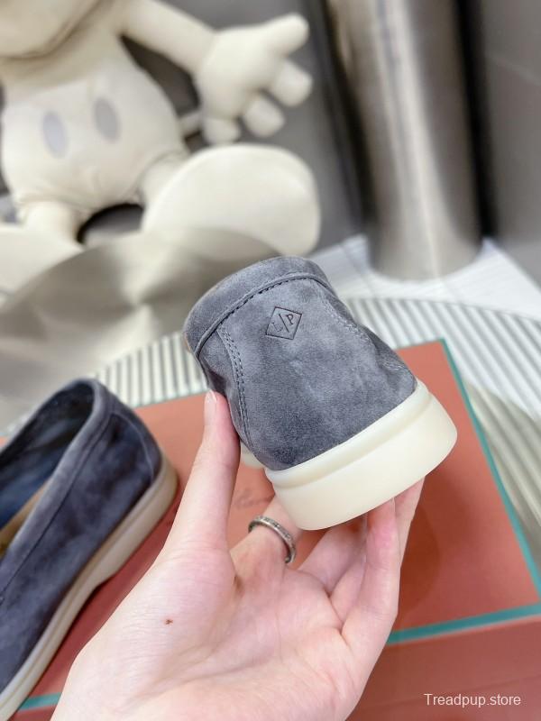 2025 Men LP Gray Suede Loafers LY00260