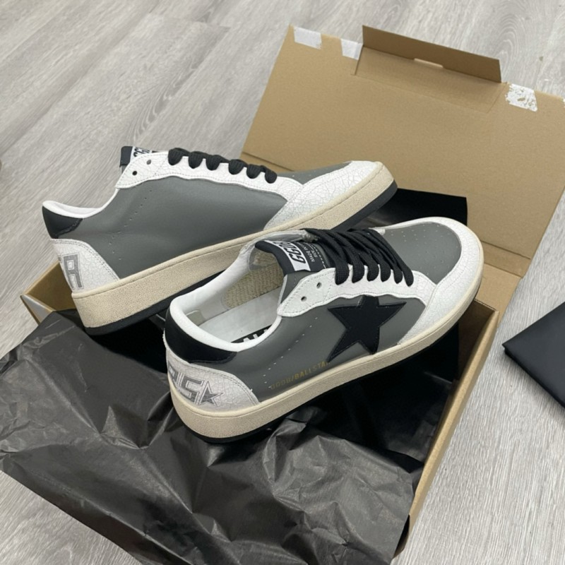 2024 Unisex GGDB Grey White Black Leather Suede Low Top Sneakers MJ00260