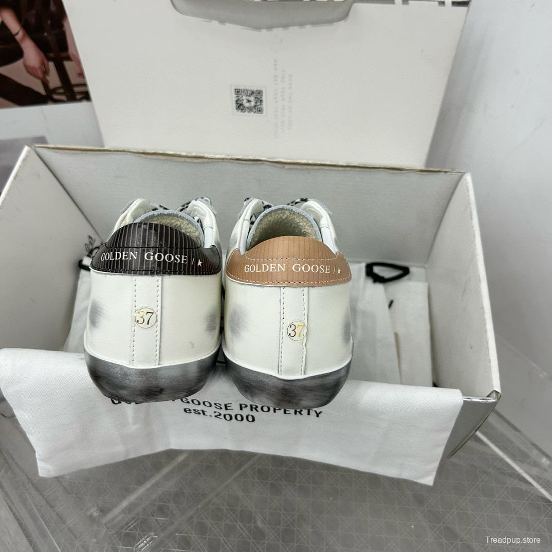2025 Unisex GGDB White Beige Grey Leather Sneakers SUPER STAR