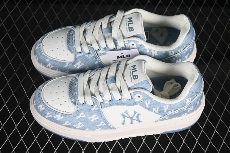 Adidas NY MLB Chunky Liner Embo Monogram New York Yankees Height-Increasing Thick Sole Casual Running Shoes - 3ASXV015N50BLS