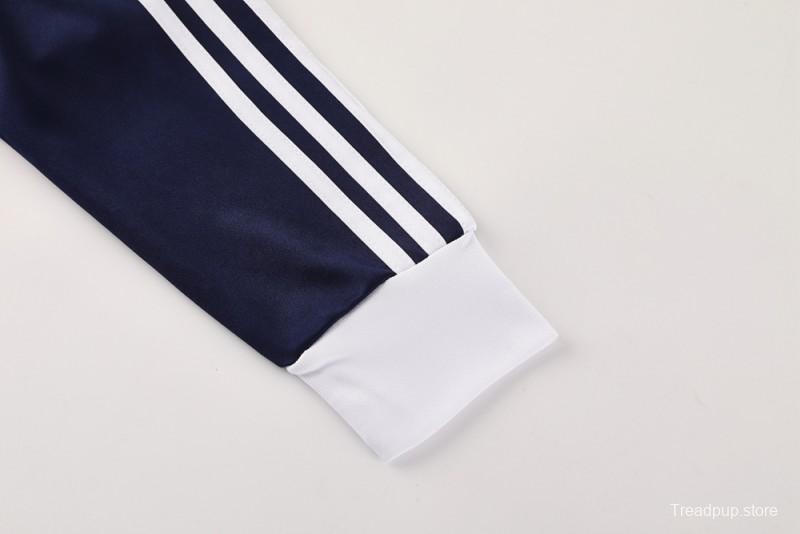 2025 Adidas Originals Long Sleeve T-Shirt Collection - Navy/White/Black with 3-Stripes