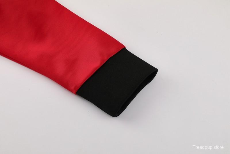 2025 NIKE Red Full Zipper Jacket + Long Pants