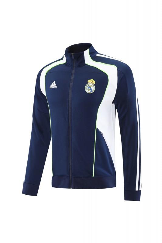 25/26 Real Madrid Navy/White Full Zipper Jacket +Long Pants