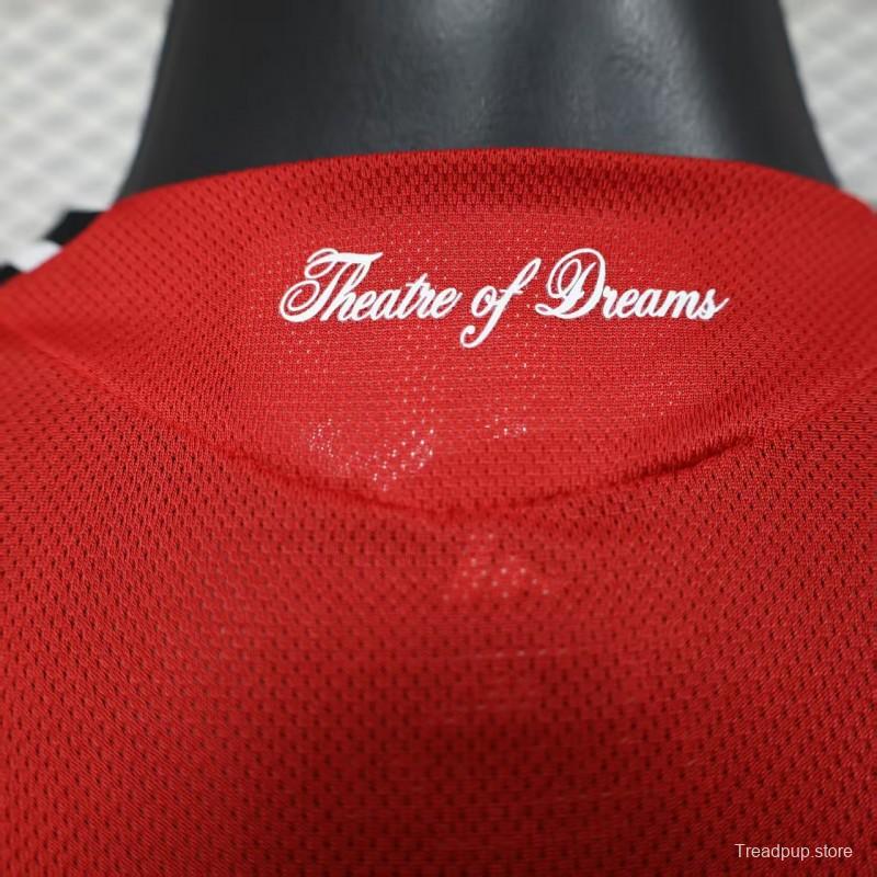 Player Version 25/26 Manchester United Long Sleeve Home Jersey