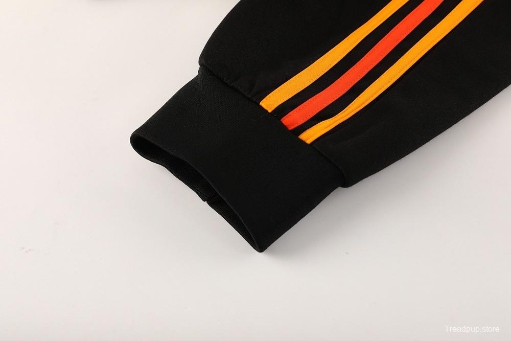 25/26 Arsenal Black Full Zipper Jacket + Long Pants