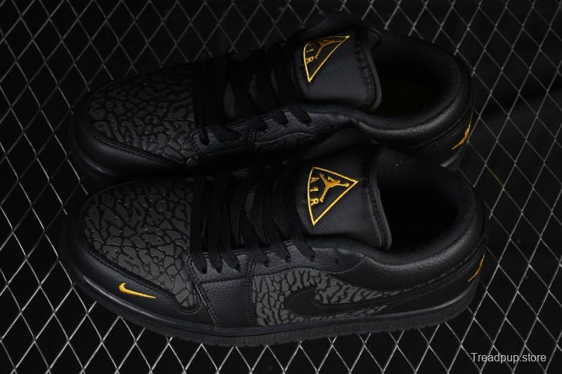 Nike Air Jordan 1 Low Elephant Print Casual Sneakers - IM6568-010