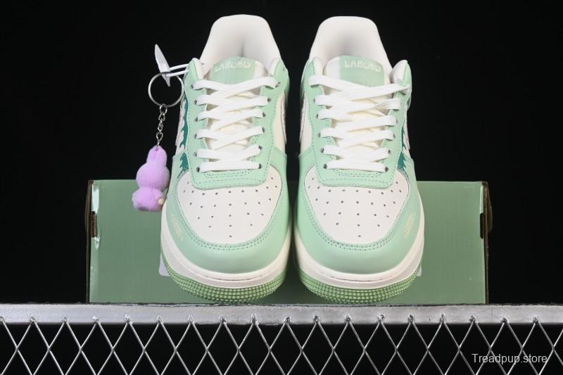 Nike Air Force 1'07 Low Casual Sneakers with Full-Length Air Cushion - KB1688-007