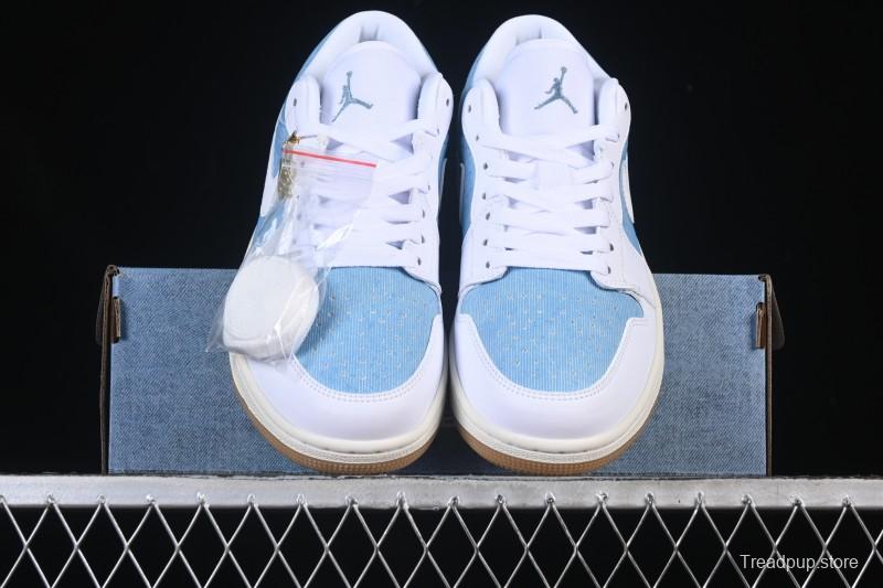 Nike Air Jordan 1 Low Denim Retro Basketball Shoes - HQ2004-400